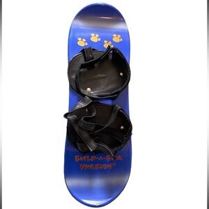 Build A Bear Snowboard Blue and Yellow 14”